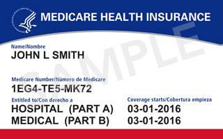 CHCKF Medicare card
